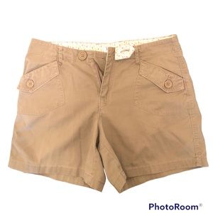 G.H. Bass cargo shorts in camel. 6